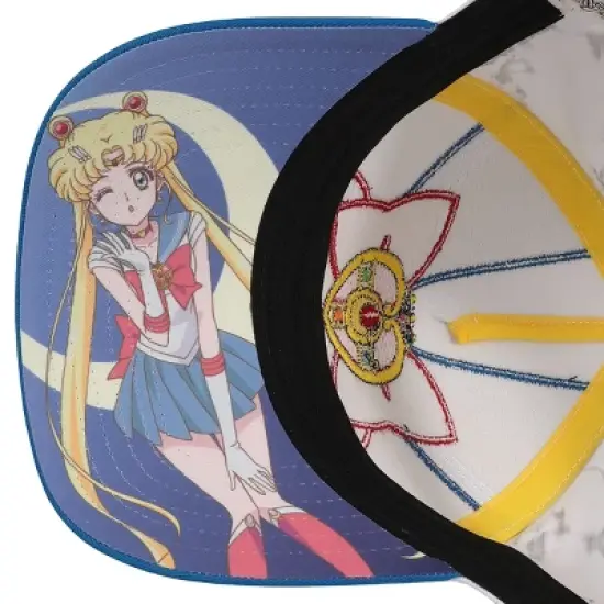 Sailor Moon Sailor Scout Cosplay White Baseball Cap image {5}