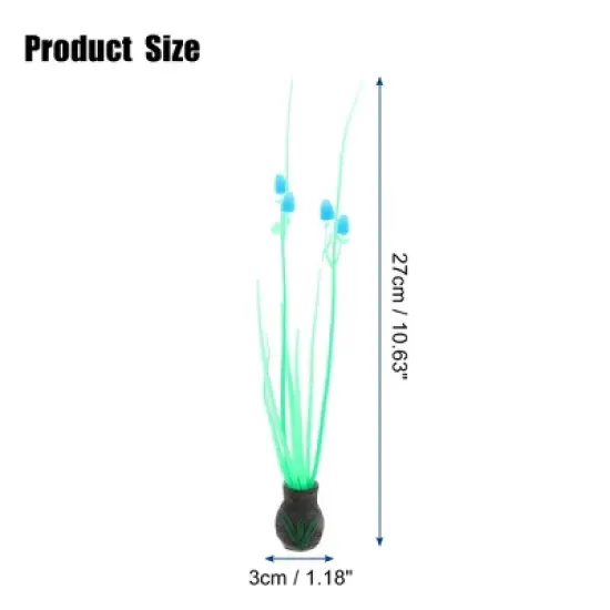 Unique Bargains Silicone Aquarium Simulation Coral Orchid Flower Fish Tank Landscape Decoration image {3}