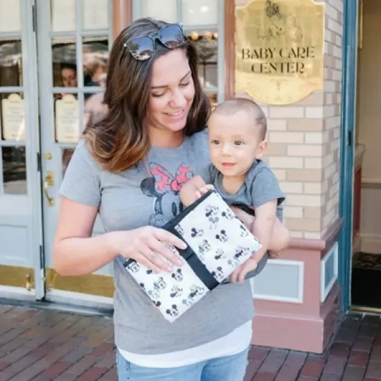 Disney Baby by J.L Childress Full Body Changing Pad Mickey Minnie - Ivory image {1}