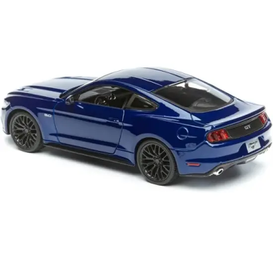 2015 Ford Mustang GT 5.0 Blue Metallic 1/24 Diecast Car Model by Maisto image {4}