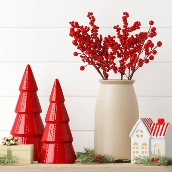 4pc Christmas Pick Set Red Berries - Wondershop&trade; image {1}