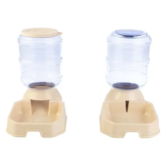 PETMAKER 2-Pack of 3.8L/1G Automatic Pet Feeders image {5}