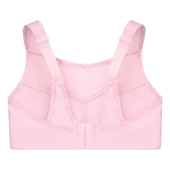 Glamorise Womens No-Bounce Camisole Sports Wirefree Bra 1066 Parfait Pink image {4}