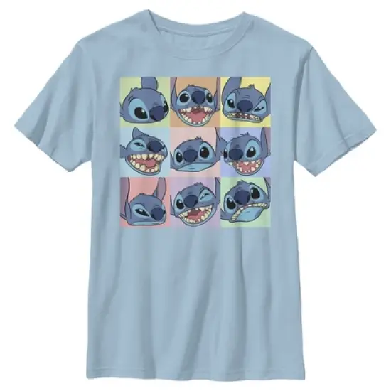 Boy's Lilo & Stitch Facial Expressions of Stitch T-Shirt image {3}