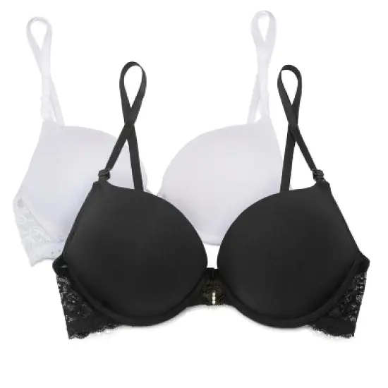 Smart & Sexy Add 2 Cup Sizes Push-Up Bra 2-Pack image {9}