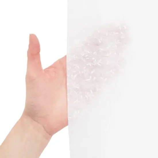 Blue Panda Leaf Print White Wedding Aisle Runner for Ceremony, Reception, Banquets, 3x50ft image {3}