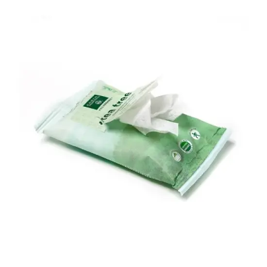 Earth Therapeutics Makeup Remover Wipes - Tea Tree - 15ct image {2}