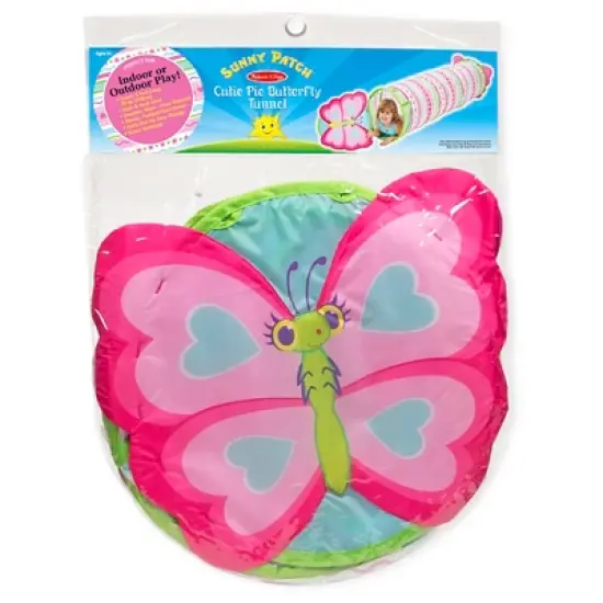Melissa & Doug Sunny Patch Cutie Pie Butterfly Crawl-Through Tunnel (almost 5 feet long) image {4}