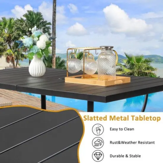 Karl Home Rectangular Outdoor Dining Table image {2}