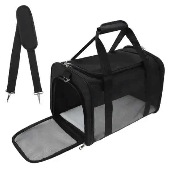 Unique Bargains Breathable Mesh Design Pet Carrier 1 Pc image {6}