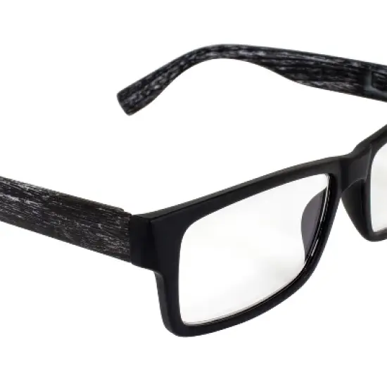 Global Vision Eyewear Wood Bifocal Reading Glasses with +2.5 Bifocal Clear Lenses image {4}