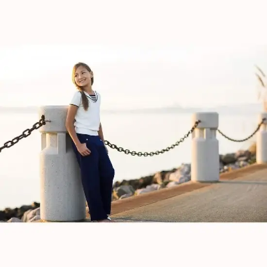 Hope & Henry Girls' Sailor Sweater Top, Infant image {5}