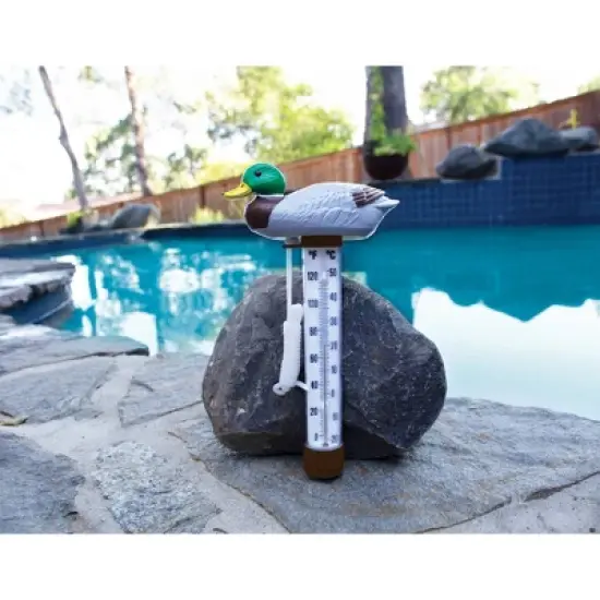 Poolmaster Mallard Duck Floating Swimming Pool and Spa Thermometer image {3}