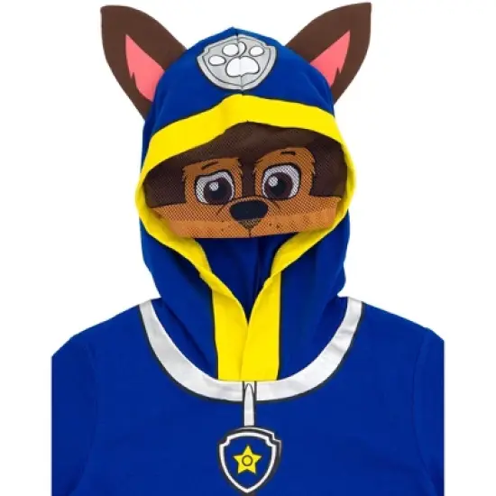 Paw Patrol Chase Skye Rubble Marshall Cosplay T-Shirt and Bike Shorts French Terry Outfit Set Toddler to Big Kid image {5}