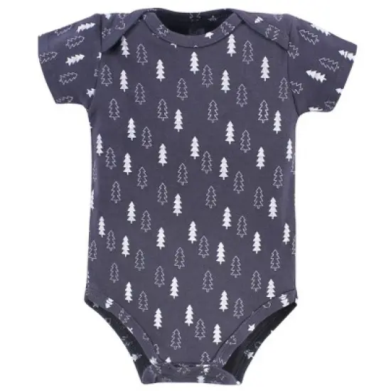 Hudson Baby Cotton Bodysuits 5pk, Baby Bear image {2}