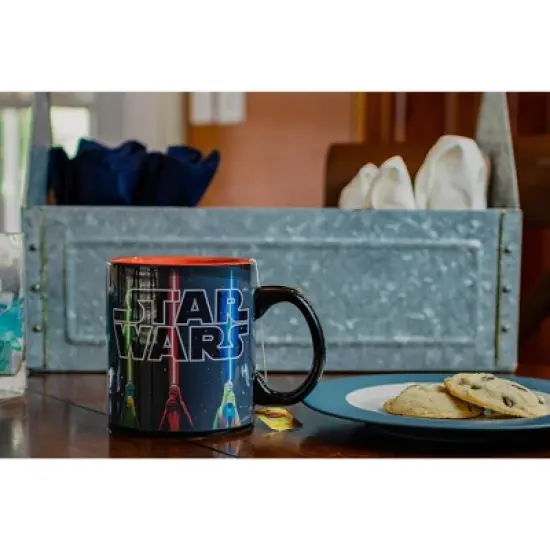 Silver Buffalo Star Wars Lightsaber Mug | Star Wars Heat Changing Mug | Holds 20 Ounces image {5}