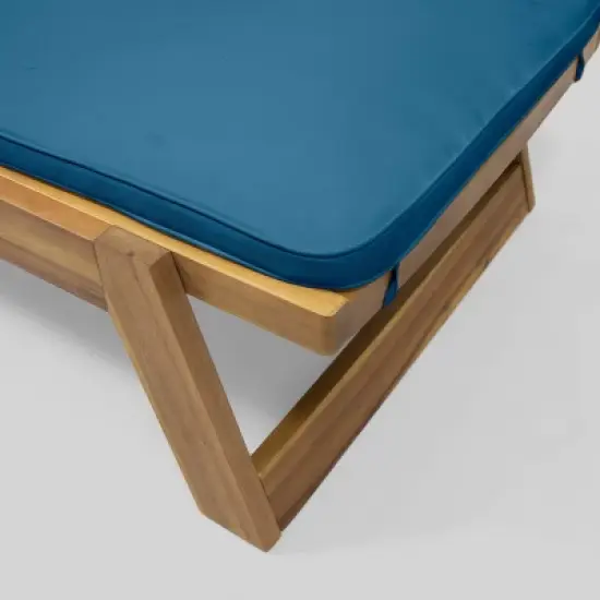 Maki 2Pk Acacia Wood Chaise Lounge - Christopher Knight image {4}