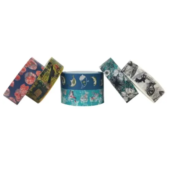 Wrapables Washi Masking Tape Collection, Premium Value Pack image {2}