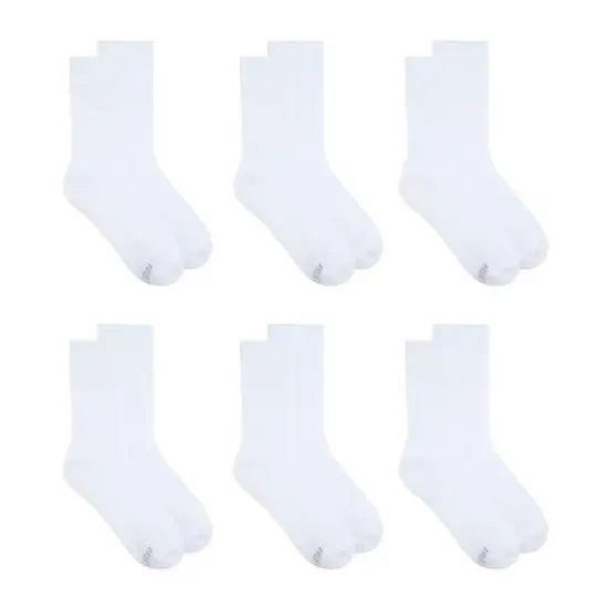 Fruit of the Loom Women's 6pk Comfort Cushion Crew Socks - 8-12 image {2}