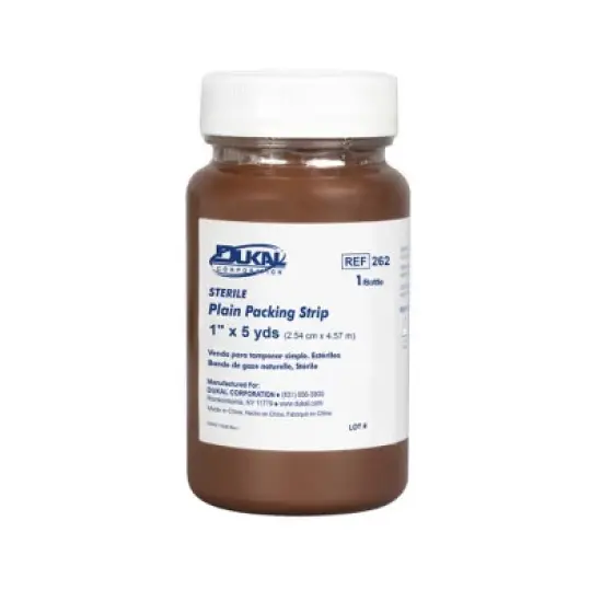 Dukal 262 Plain Wound Packing Strips 1 in. x 5 yd. Sterile (Each) image {2}