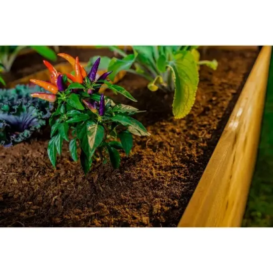Vita 48"x48" Mezza Keyhole Square Garden Bed Planter image {9}