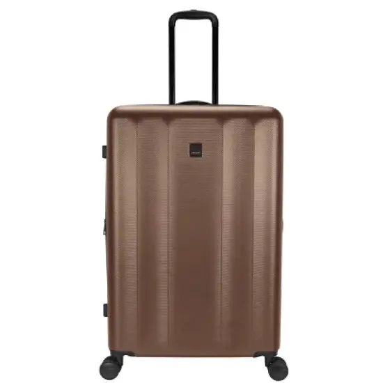 Skyline Hardside Large Checked Spinner Suitcase image {8}