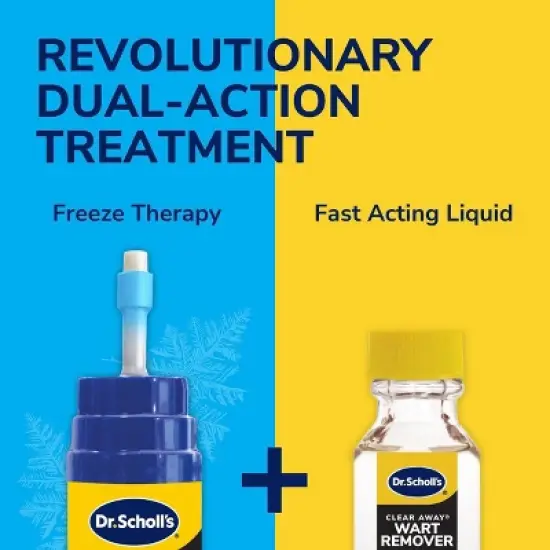 Dr. Scholl's Dual Action Freeze Away Wart Remover - 8Applications image {3}