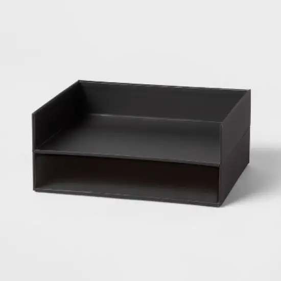 
Canvas Letter Tray Organization Set of 2 - Brightroom&trade; image {3}