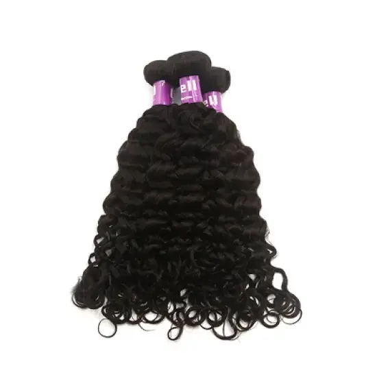 Unique Bargains 9A Brazilian Italian Curly Human Hair Extension Unprocessed 22" 1 Bundle image {2}