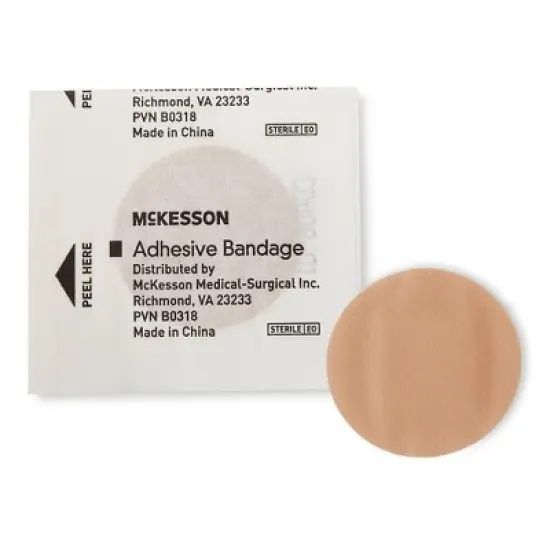 McKesson Spot Adhesive Bandages, Flexible Plastic image {1}