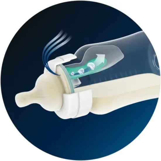 Philips Avent 4pk Anti-Colic Baby Bottle Nipple - Flow 1 image {9}