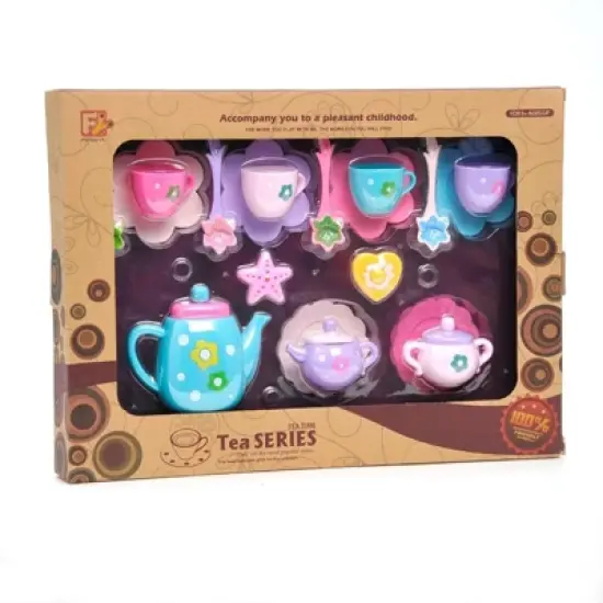 Insten 21 Pieces Tea Party Playset, Pretend Food Toys for Children & Kids image {7}
