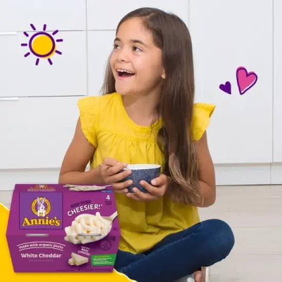 Annie's White Cheddar Microwavable Mac & Cheese Cup image {2}