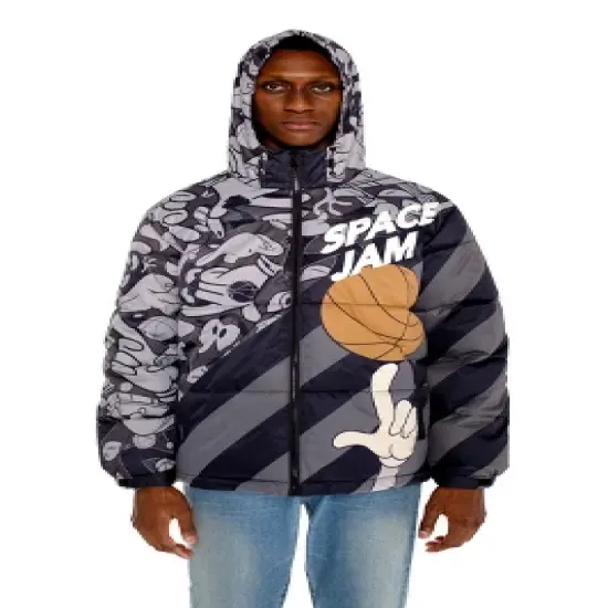 Members Only Men's Space Jam Puffer Jacket image {3}