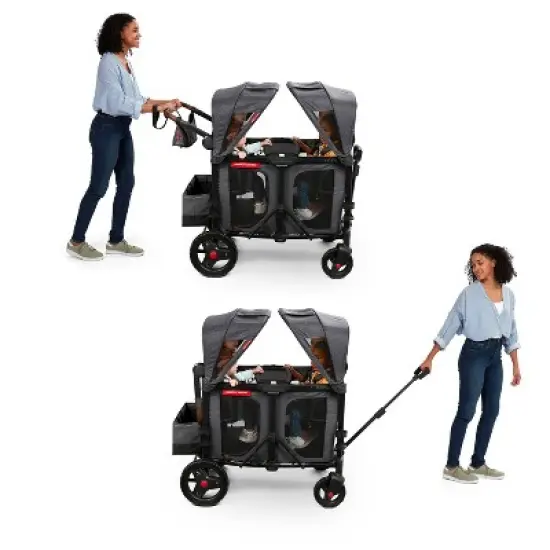 Radio Flyer Voya Quad XT Baby Stroller Wagon image {3}