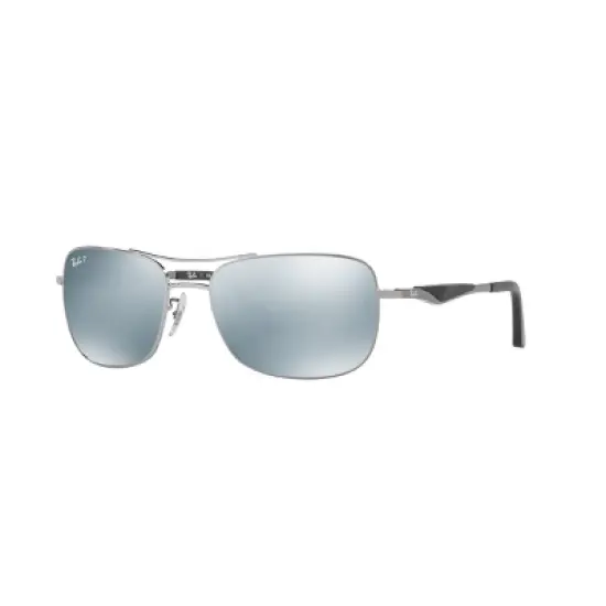 Ray-Ban RB3515 61mm Male Square Sunglasses Polarized image {6}