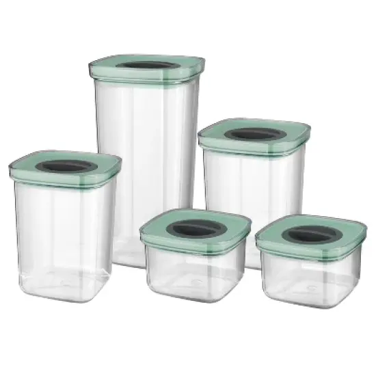 BergHOFF Leo Smart Seal Food Container Set, Green image {15}