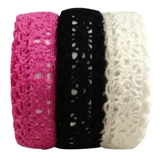 Wrapables Decorative Lace Tape (Set of 3) image {16}