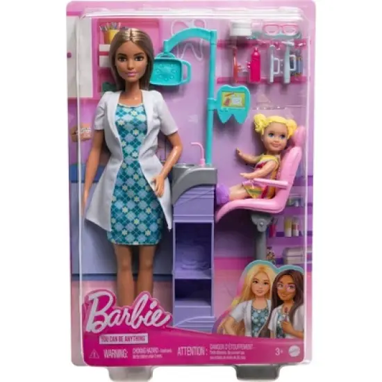 Barbie Careers Dentist Doll with Brown Hair and Playset with Accessories image {5}