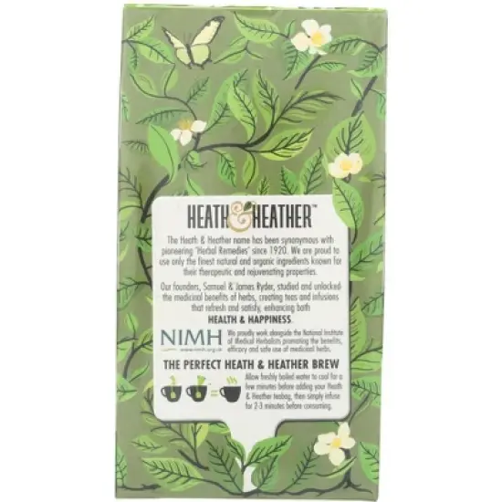 Heath & Heather Pure Green Tea - Case of 6/20 Bags image {4}