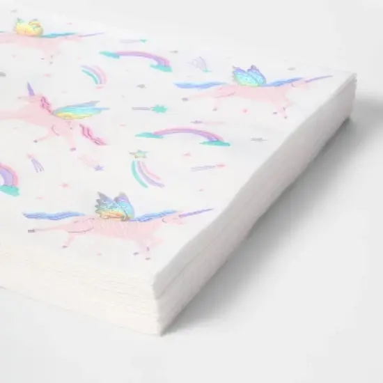 30ct Unicorn Lunch Napkins - Spritz&trade; image {2}
