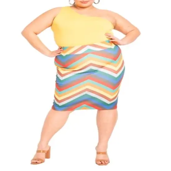 ELOQUII Women&rsquo;s Plus Size Neoprene Pencil Skirt image {6}