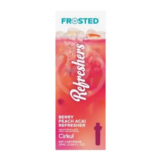 Cirkul Frosted Refreshers Berry Peach Acai Refresher Flavor Cartridge image {2}
