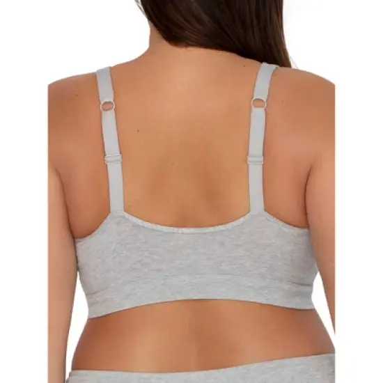 Smart & Sexy Women's Comfort Cotton Plunge Bralette image {8}
