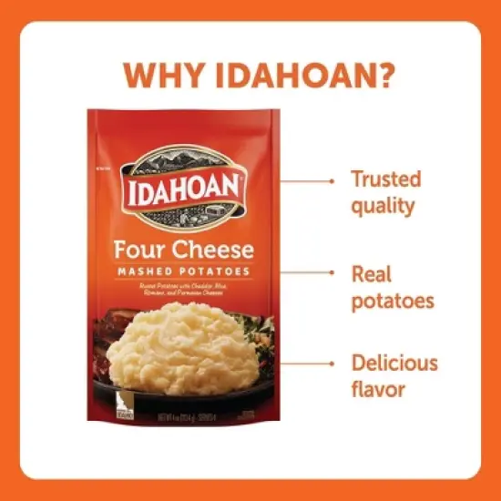 Idahoan Gluten Free Four Cheese Mashed Potatoes - 4oz image {7}