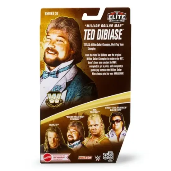 WWE Legends Elite "Million Dollar Man" Ted DiBiase Action Figure image {2}