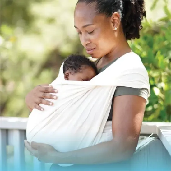 Baby K'tan Pre-Wrapped Ready To Wear Baby Carrier: Natural Organic Cotton image {4}