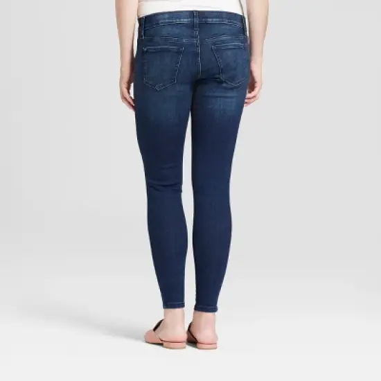 Under Belly Skinny Maternity Jeans - Isabel Maternity by Ingrid & Isabel&trade; Dark Blue image {1}