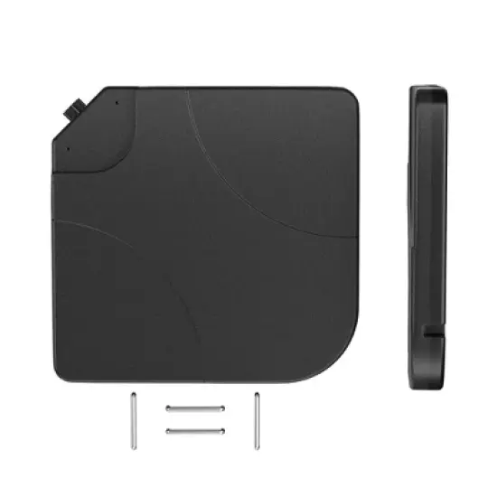 VECELO 10ft Offset Hanging Patio Umbrella with UV Protection Waterproof for Outdoor/Garden/Lawn, 8 Sturdy Ribs, Handy Crank&Cross Base, Red/Tan/White image {13}