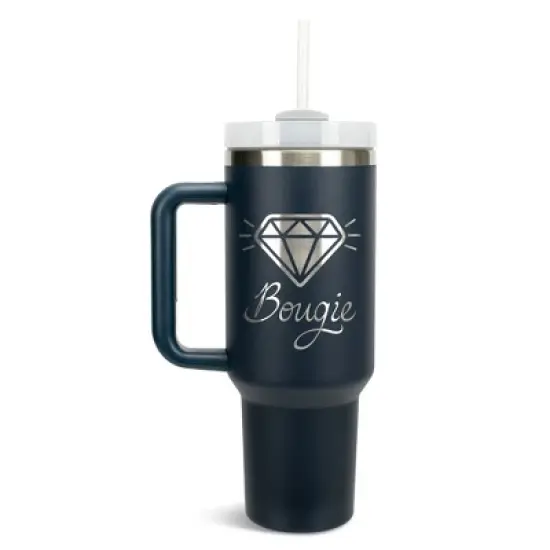 100 North Bougie Diamond Fit For A Queen Wrap-Around 40 Oz. Stainless Steel Water Bottle Coffee Mug, Spill & Leak Resistant, Travel Tumbler with image {5}